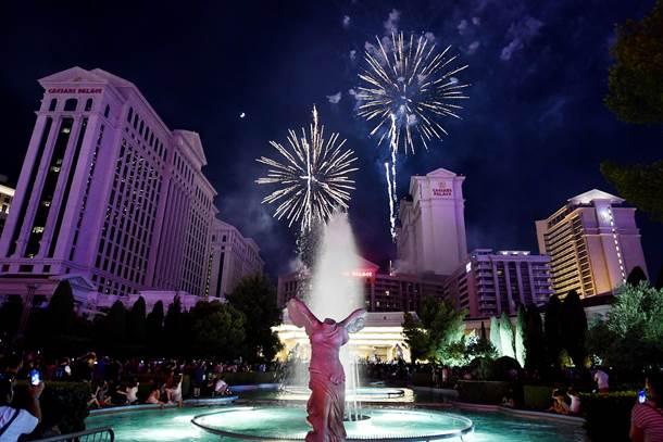 Las Vegas Strip Rocks New Years Eve
